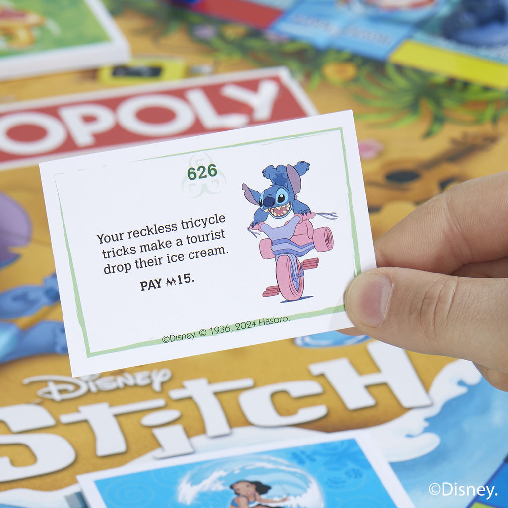 Monopoly Disney Stitch Edition Board Game, Officially Licensed Disney