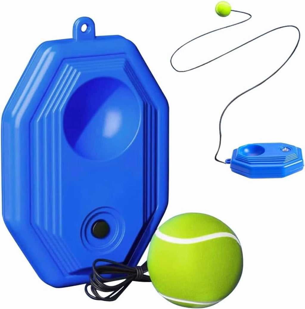 Tennis Swing Trainer with Base and Tether Ball for Solo Practice Backy
