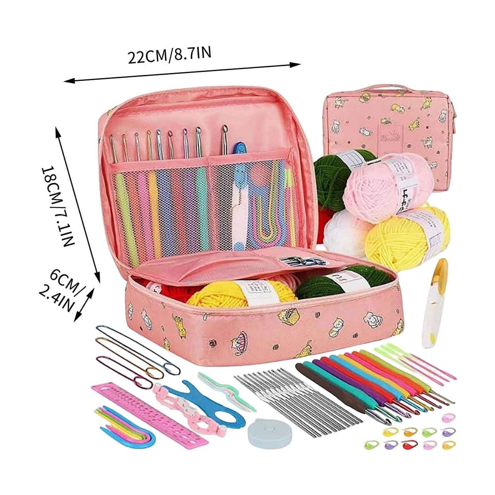 Votnto 59-Piece Crochet Kit for Beginners, Complete Crochet Starter Se