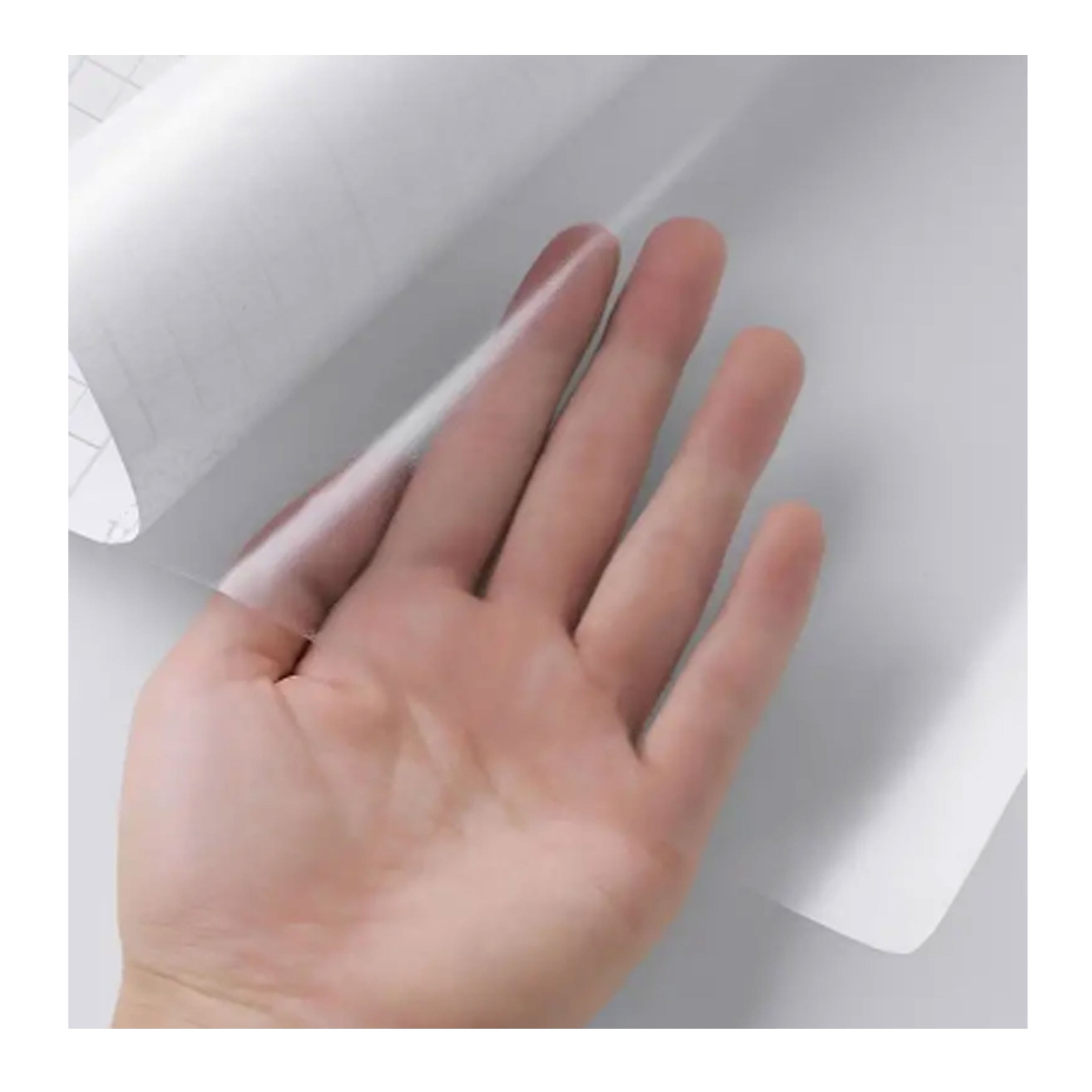 2 Rolls Transparent Covering Self Adhesive Clear Peel Stick Film Cover
