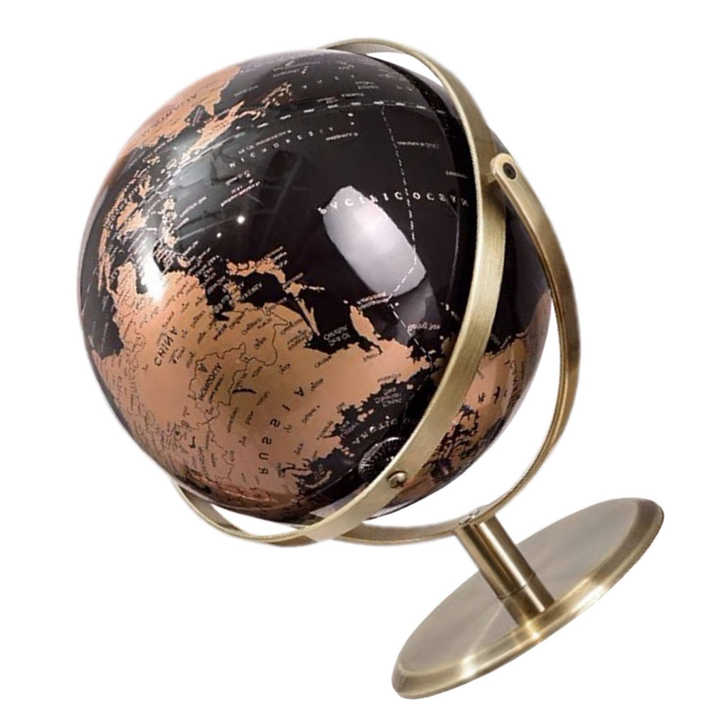 DEEPCRAFF Rotating Globe with Detailed Topographic Map, Educational De