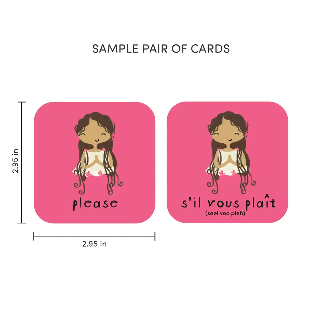 Minilingo French/English Bilingual Flashcards