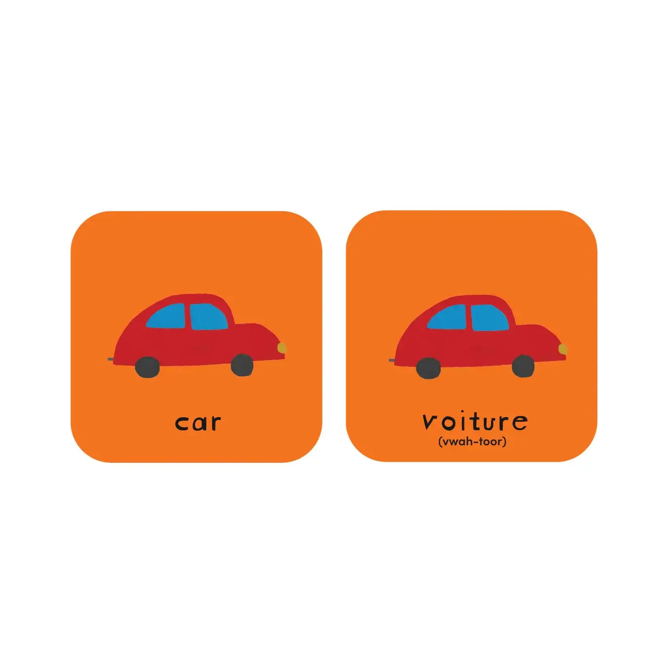 Minilingo French/English Bilingual Flashcards