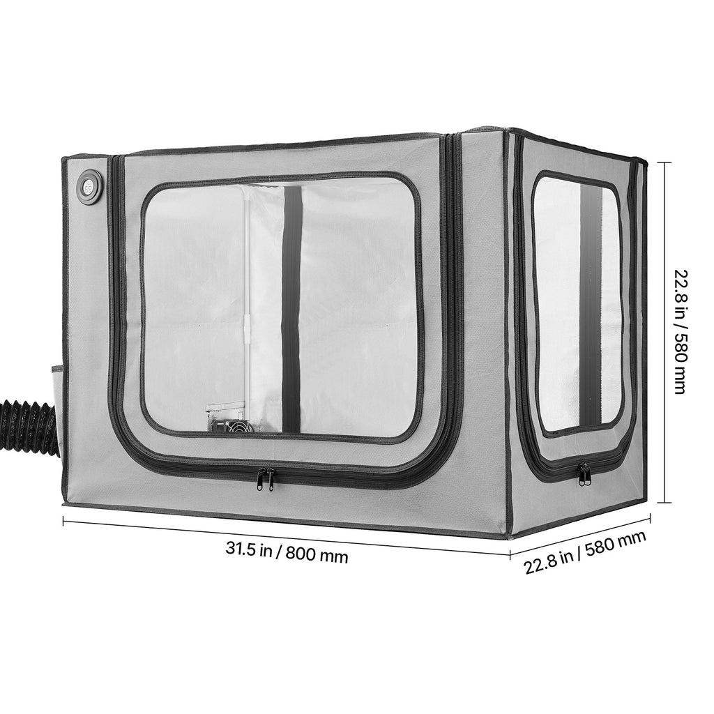 KFFKFF 3D Printer Enclosure with Ventilation, Durable Waterproof Prote