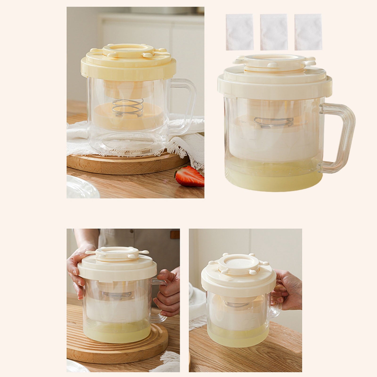 Multiuse Dairy Processing Set Space Saving Safe Yogurt Maker Equipment