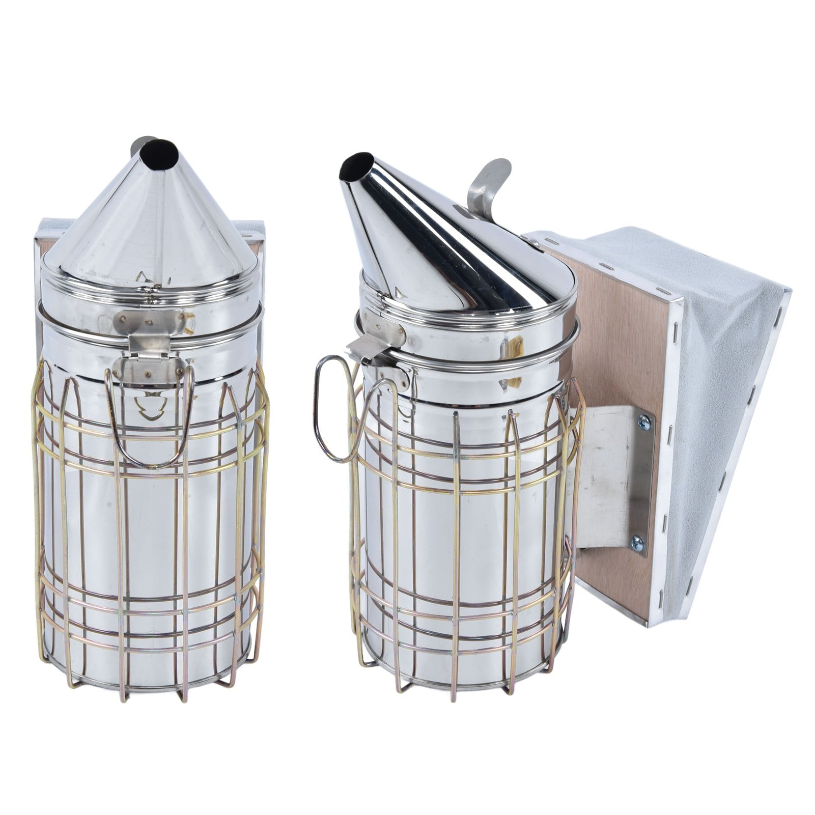 Nieyigj 6-Piece Beekeeping Starter Kit - Stainless Steel Beehive Smoke