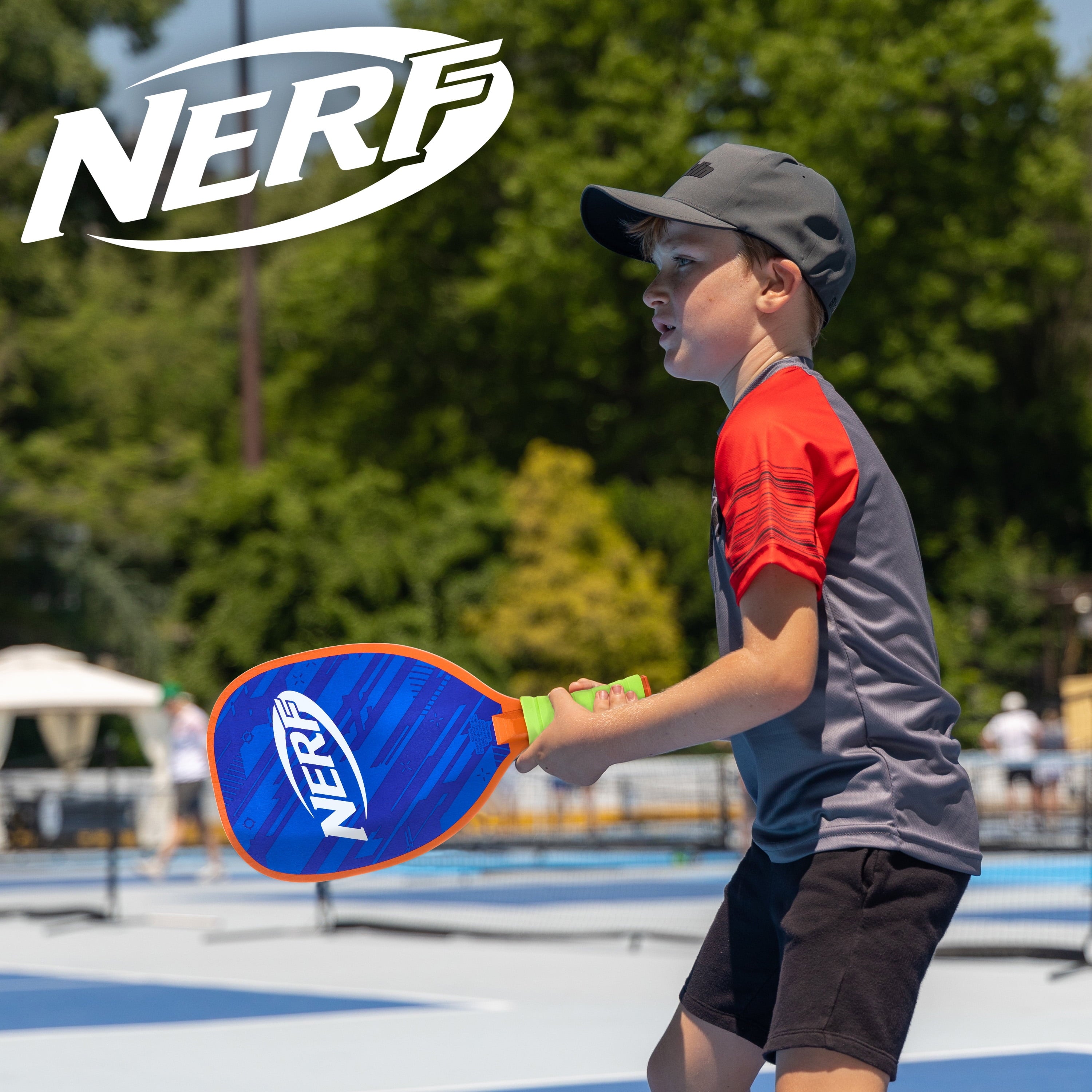 NERF 2 Player Pickleball Paddle Set - Youth Pickleball - (2) Wooden Pa