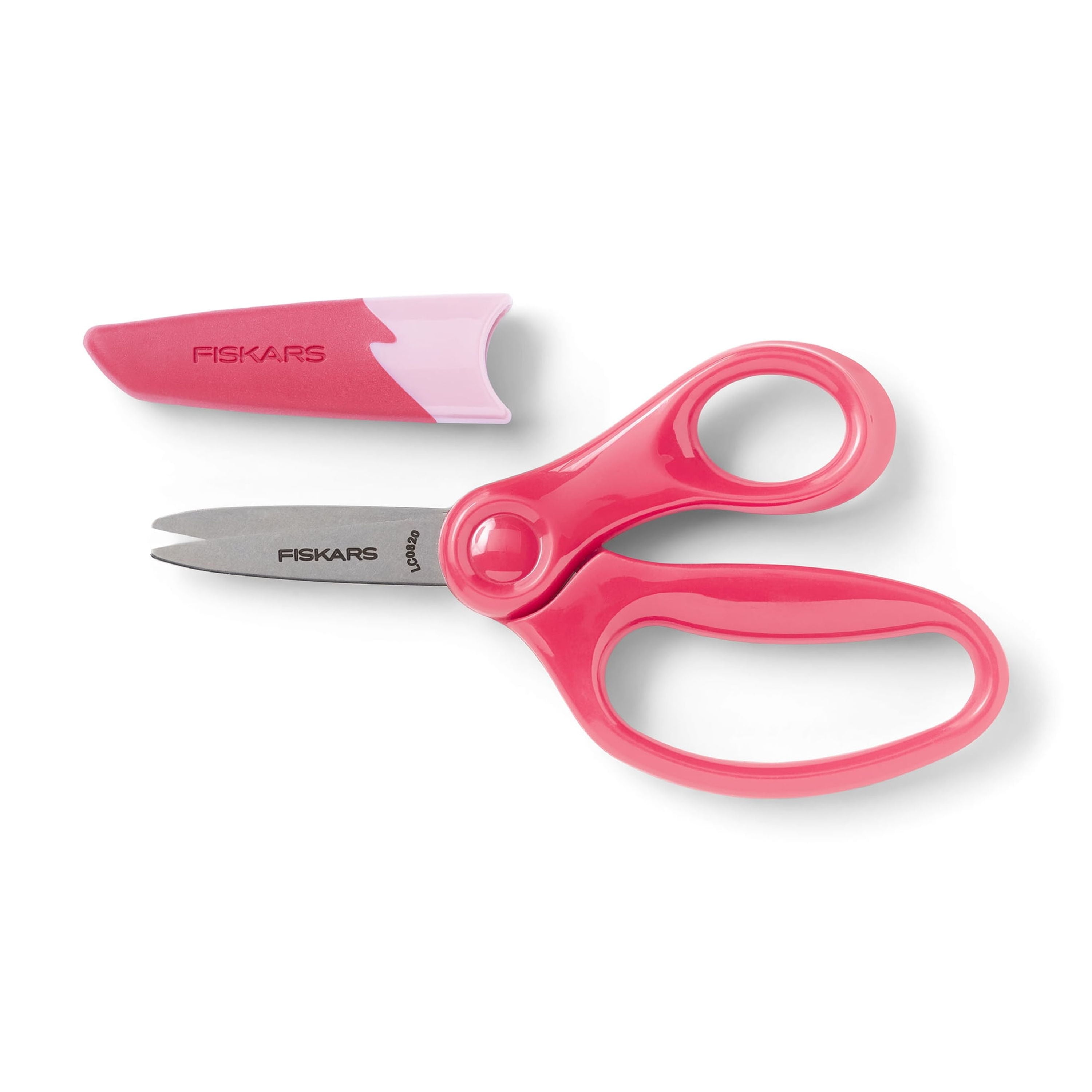 Fiskars 5 Inch Pointed Kids Scissor Ages 4-7, Pink