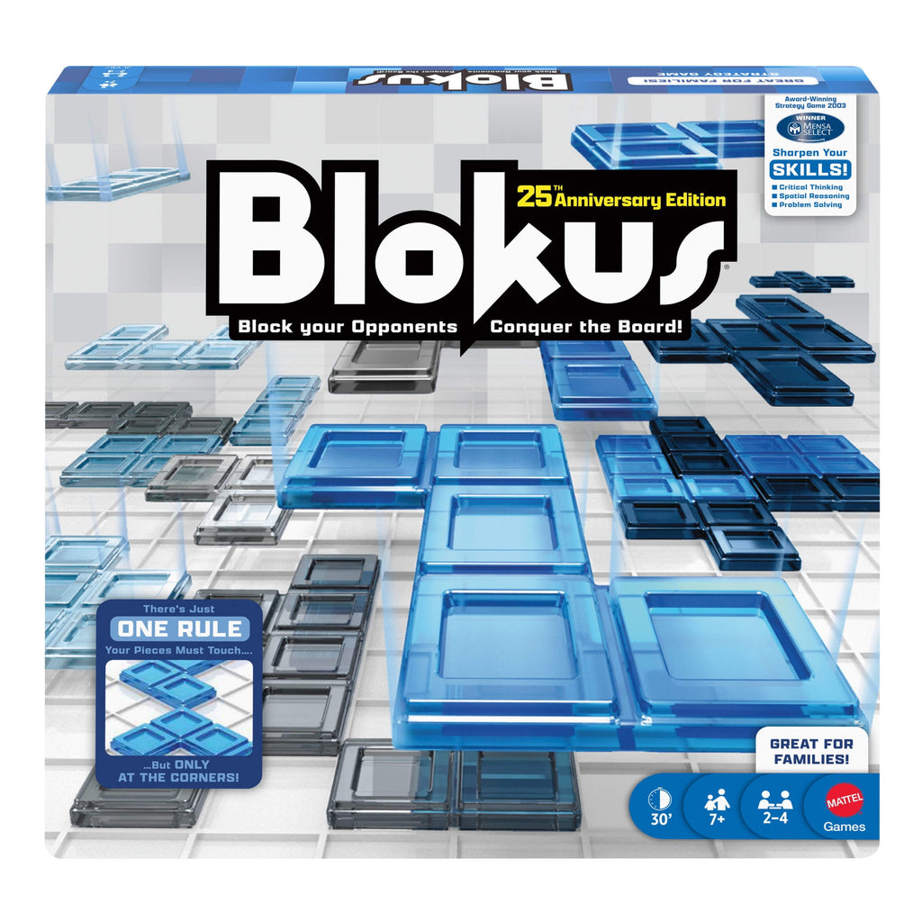 Blokus Strategy Family Board Game 25th Anniversary Edition with Just O