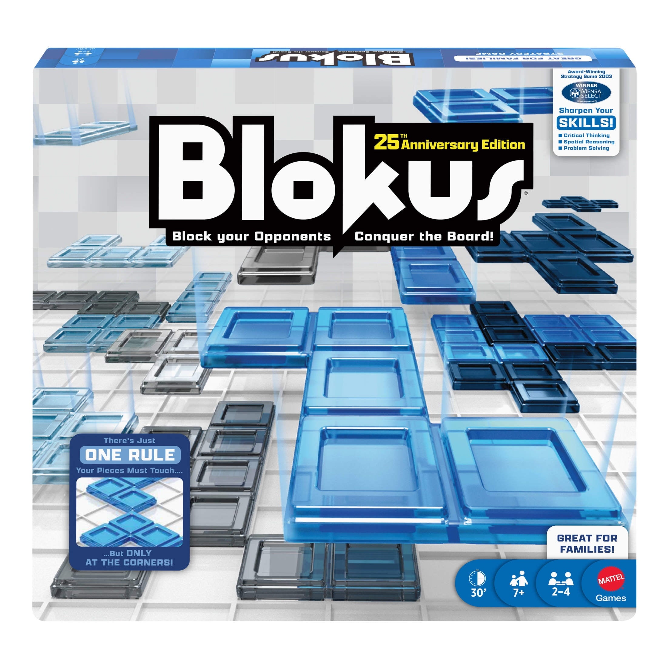Blokus Strategy Family Board Game 25th Anniversary Edition with Just O
