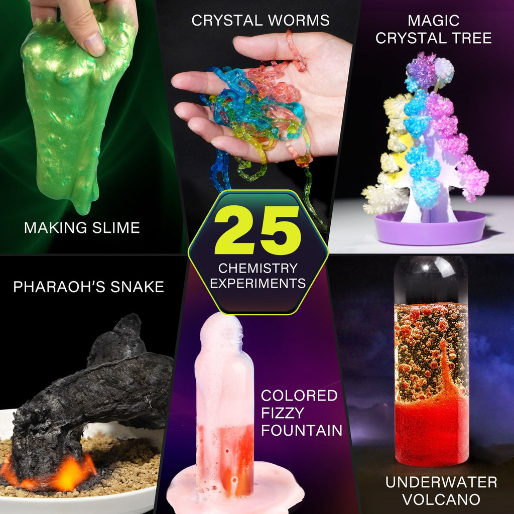BenBen Science Kit for Kids Ages 8-12, 105 Lab Experiment, STEM Toy Ed