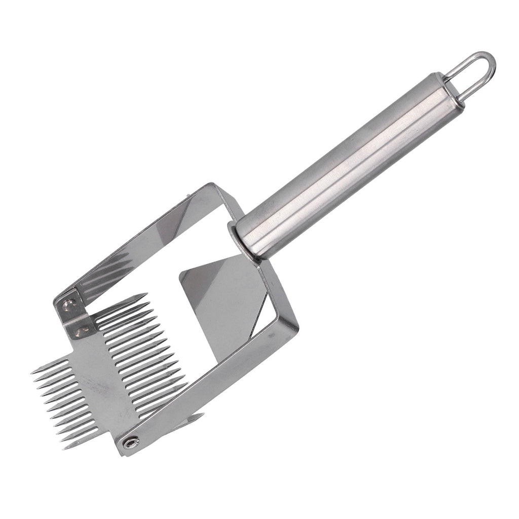 Double-Headed Honey Cutting Fork Scraper for Beehives, Stainless Steel