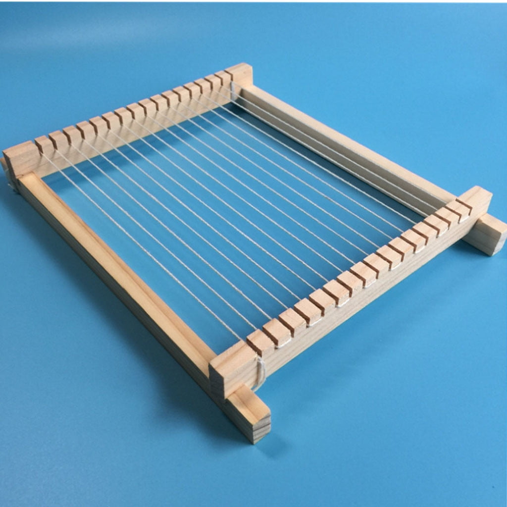 Wooden Weaving Loom, Czzoypi Kids Educational DIY Hand Knitting Toy, W