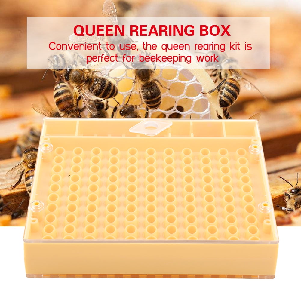 BIMZUC 155Pcs Queen Rearing Kit Bee Cultivating Tool Plastic Beekeepin