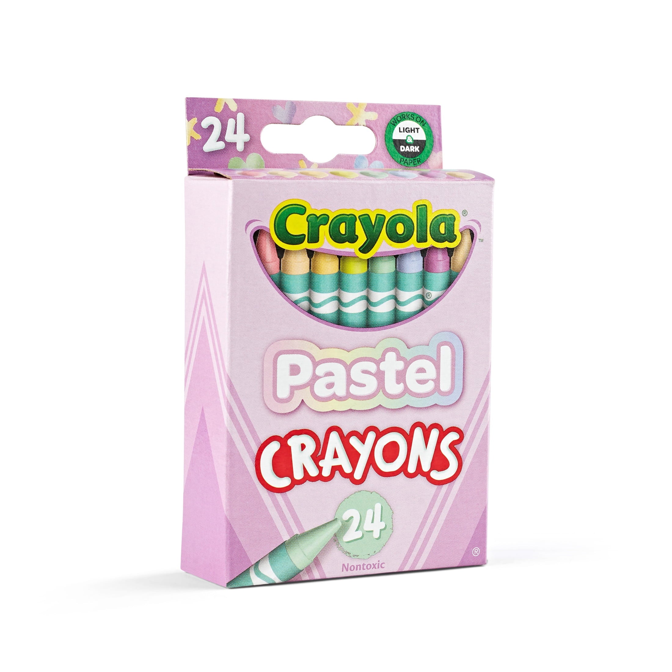 Crayola 24 Ct Pastel Crayons, School Supplies, Art Supplies, Creative
