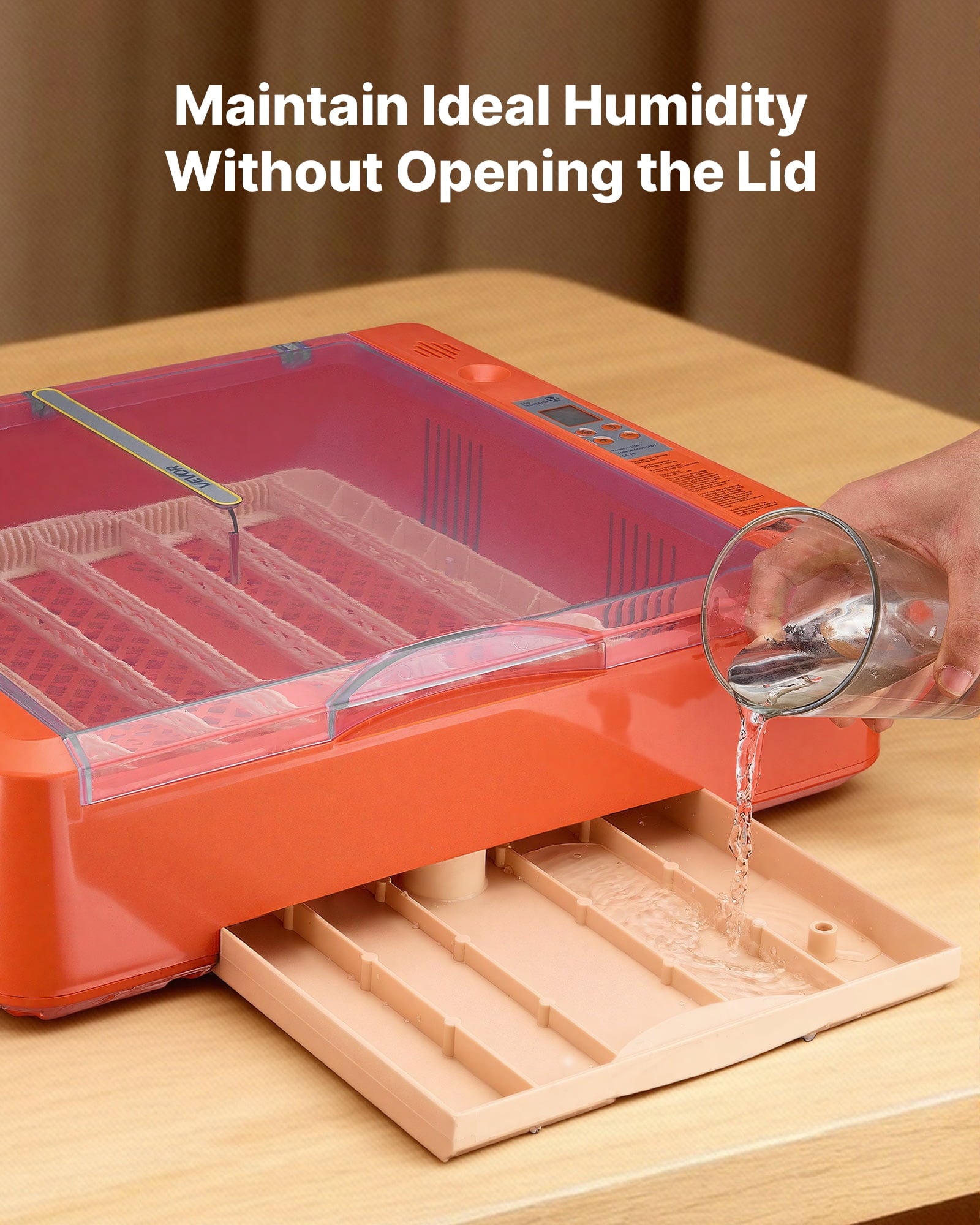 VEVOR 36 Egg Incubator, Automatic Egg Turner with LED Candler & Water