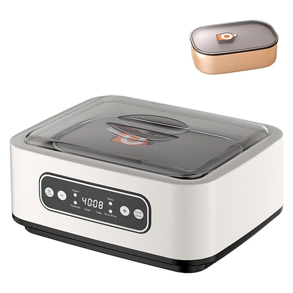 WWG 1.6L Yogurt Maker with Temperature Control and 8-12 Hour Timer, St