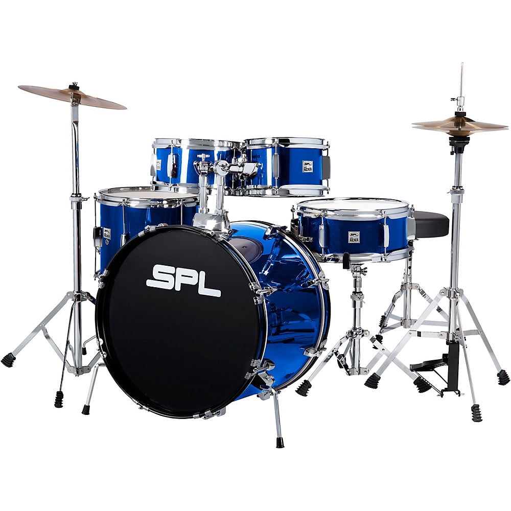 Sound Percussion Labs Junior Kicker 5-Piece Drum Set - Metallic Blue