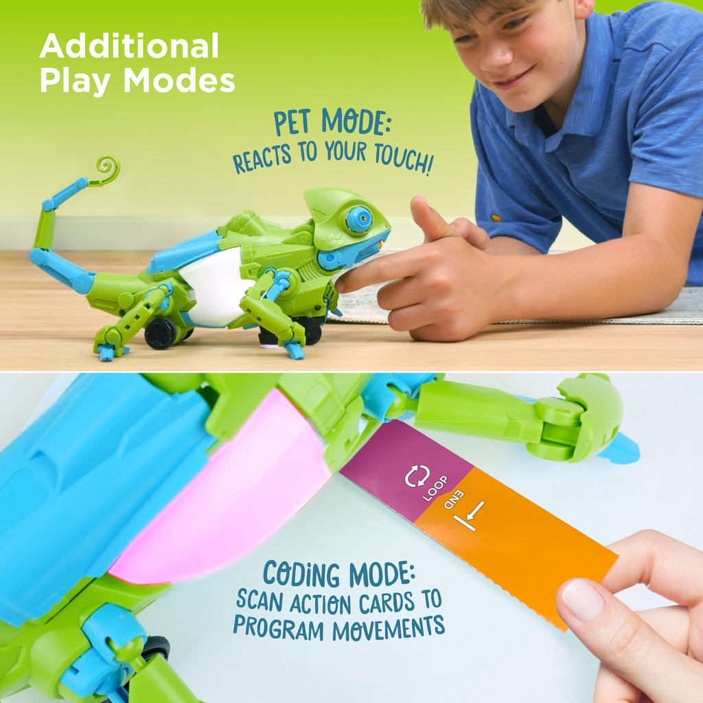 Thames & Kosmos, My Robotic Pet, Coding Chameleon STEM Kit, Science Se