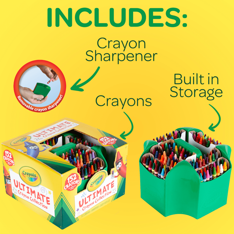 Crayola Ultimate Crayon Collection, Back to School Supplies, Teacher S