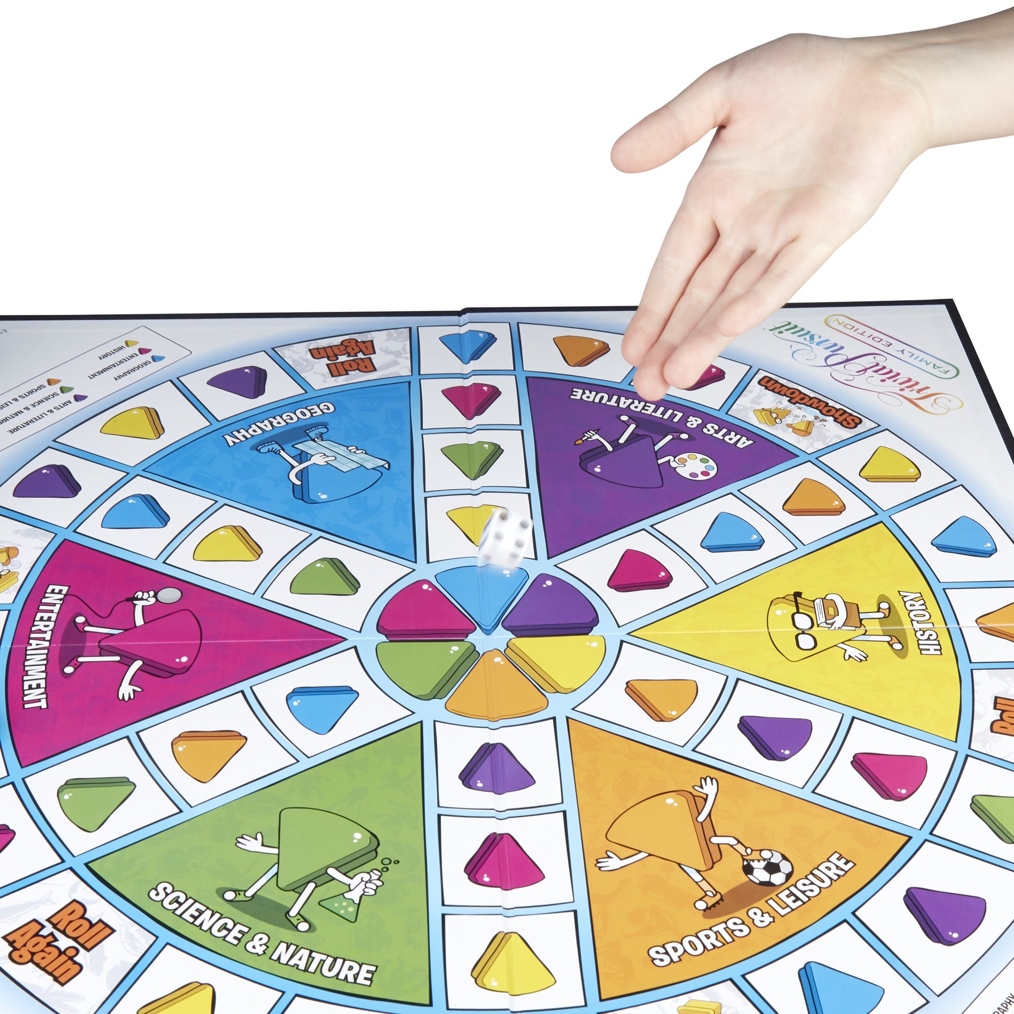 Trivial Pursuit Family Edition game, Board Game for 2 or More Players,