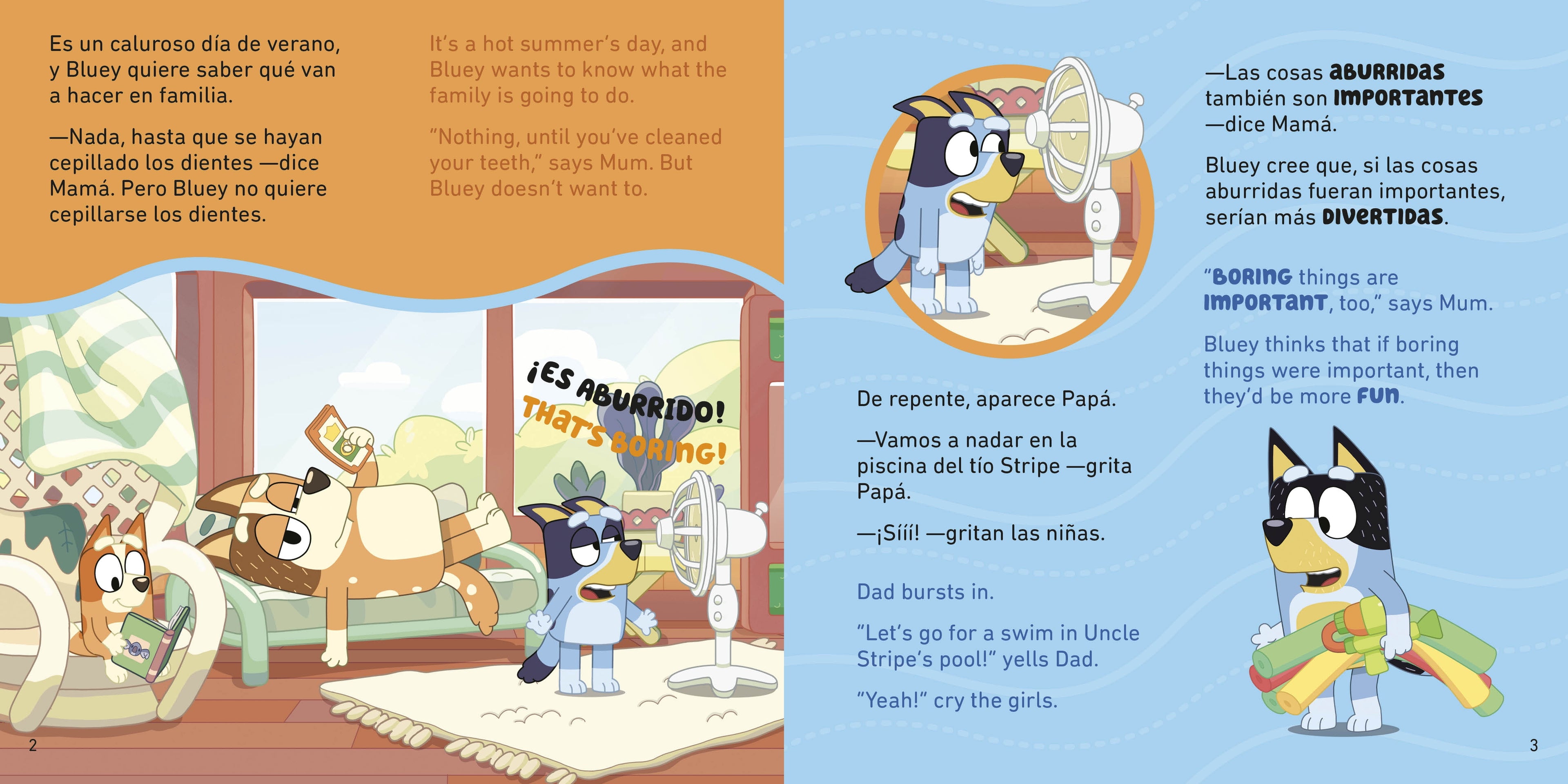 Bluey: the Pool/la Piscina (Bilingual English-Spanish Edition) (Biling