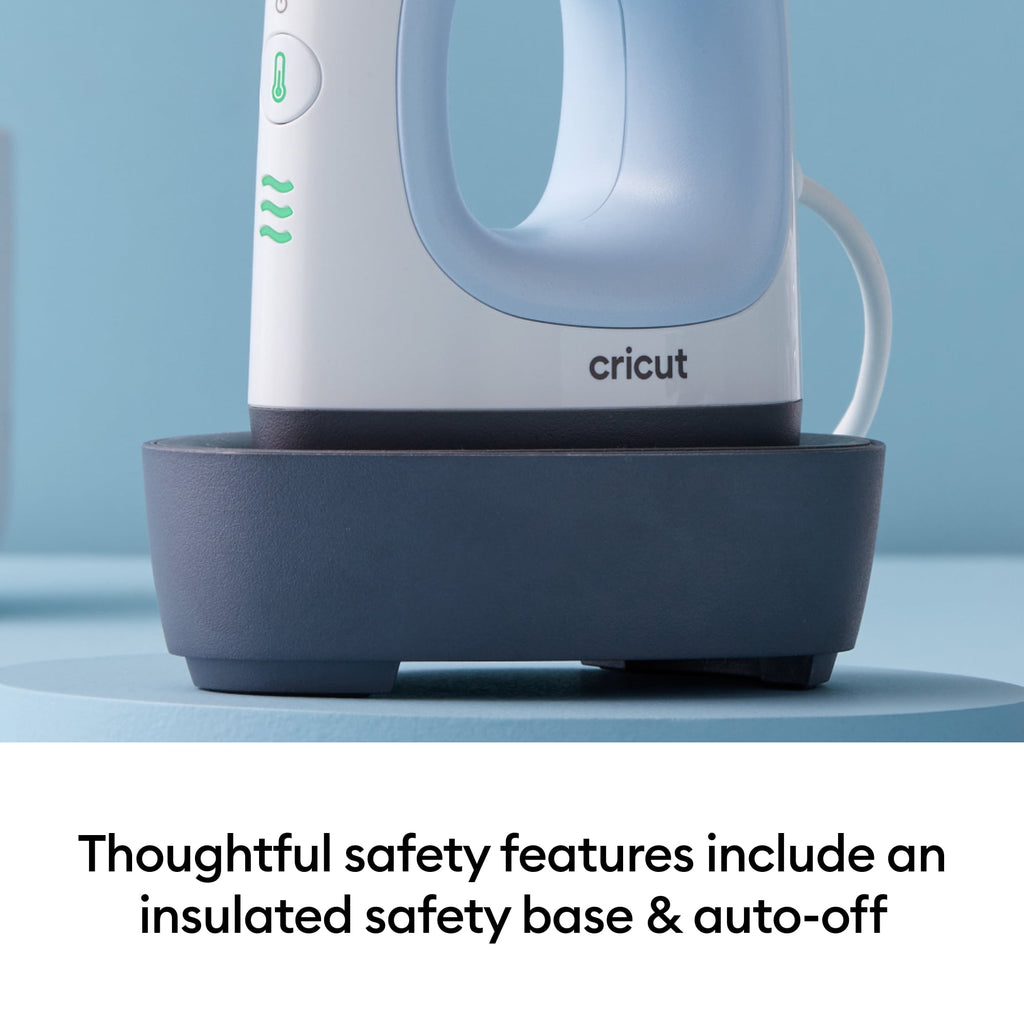 Cricut EasyPress Mini™, Zen Blue - Compact Handheld Heat Press Machi