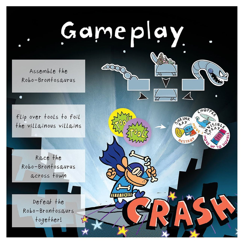 University Games | Dog Man Attack of The FLEAS Cooperative Board Game