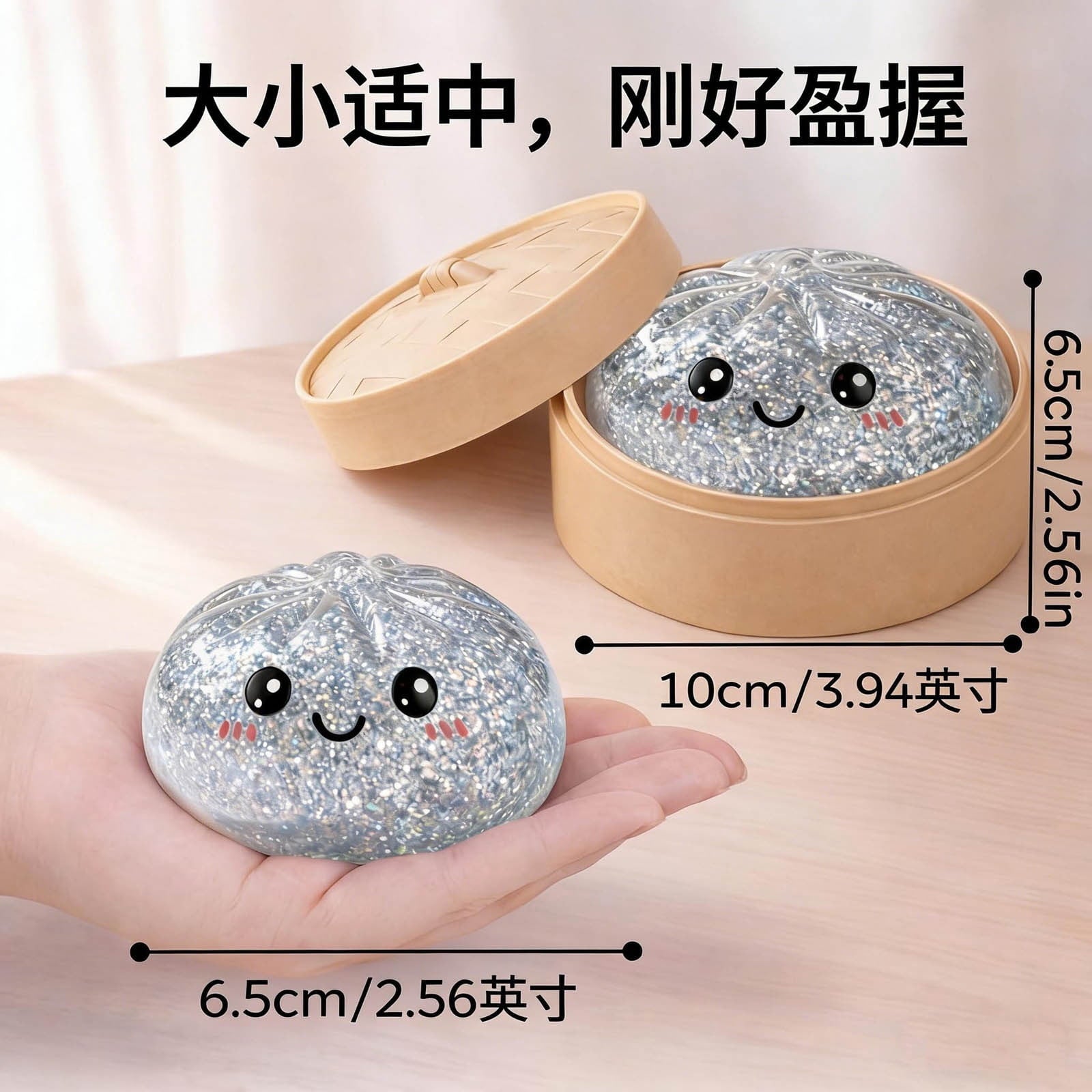 Glitter Dumpling Squishy