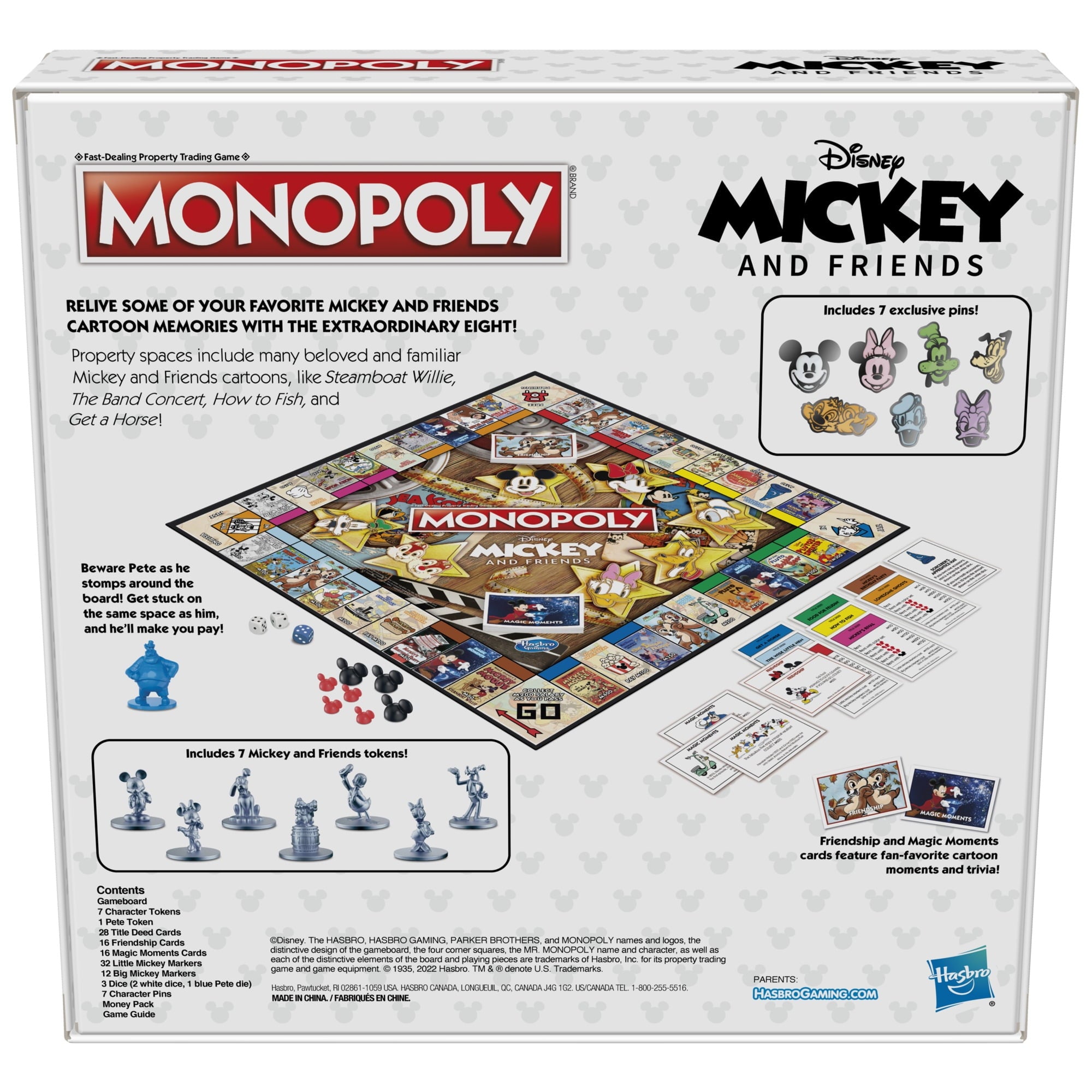 Monopoly Disney Mickey and Friends Edition Board Game for kids and Fam