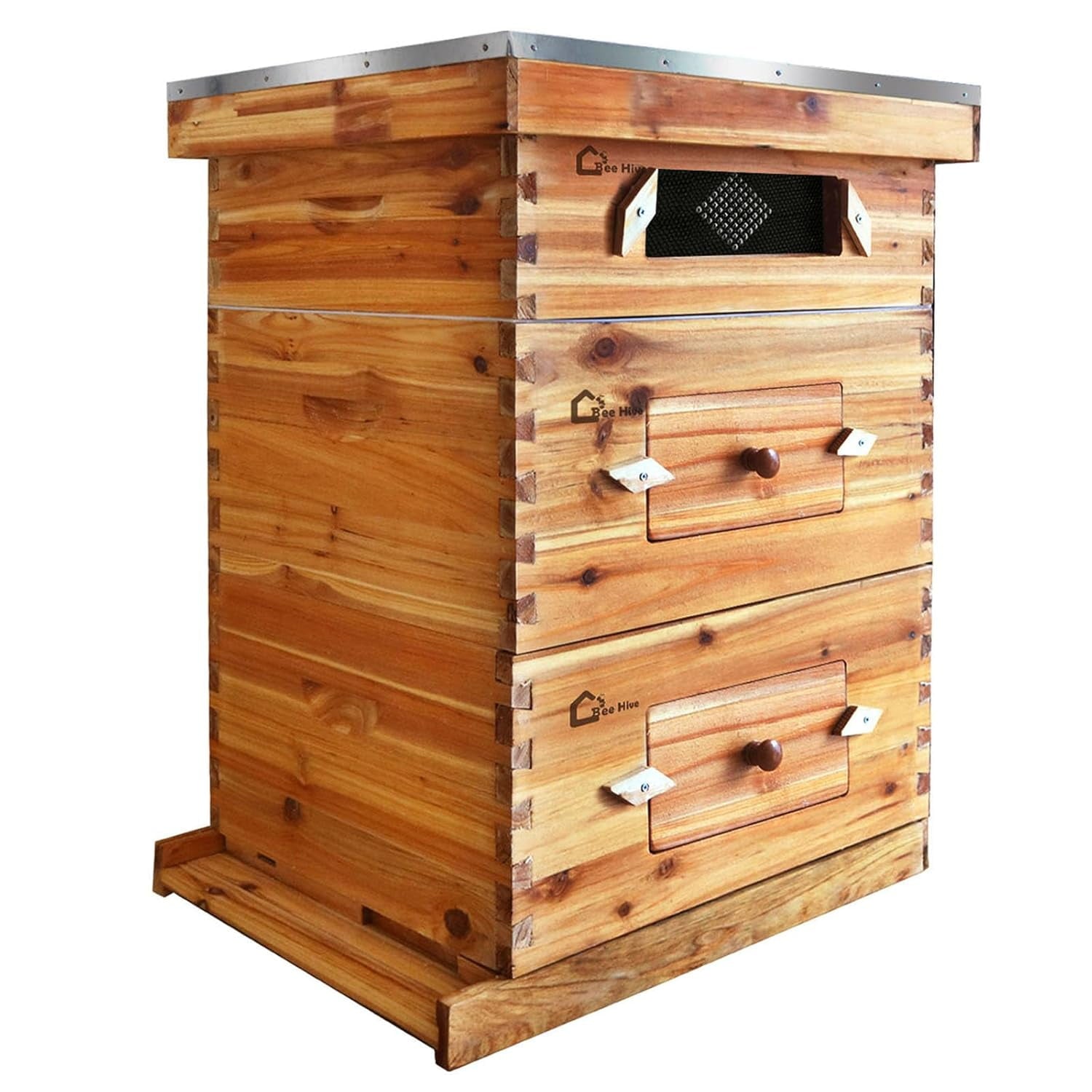 10-Frame Langstroth Beehive Starter Kit, Wax-Coated Complete Beehive K