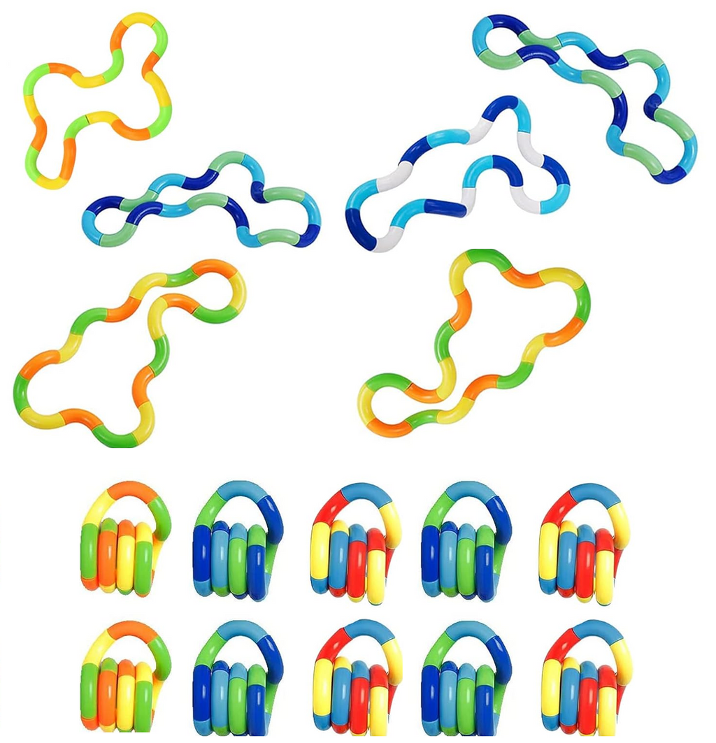 10 PCS Multicolored Link Fidget