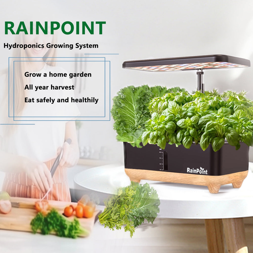 RainPoint 5L Smart Hydroponics System, Indoor Growing Kit 13 Pods