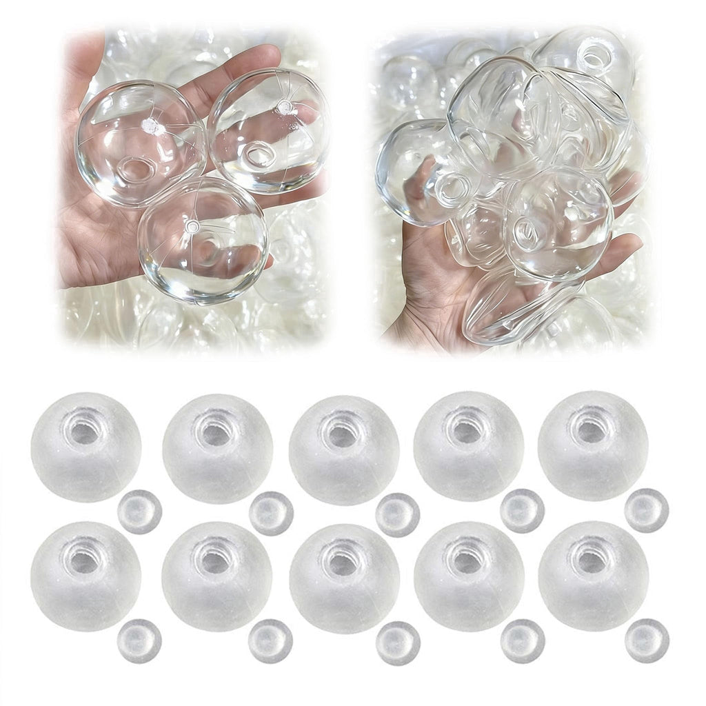12 Pcs DIY Stress Ball Making Kit – Empty Squishy Skins – Crunchy