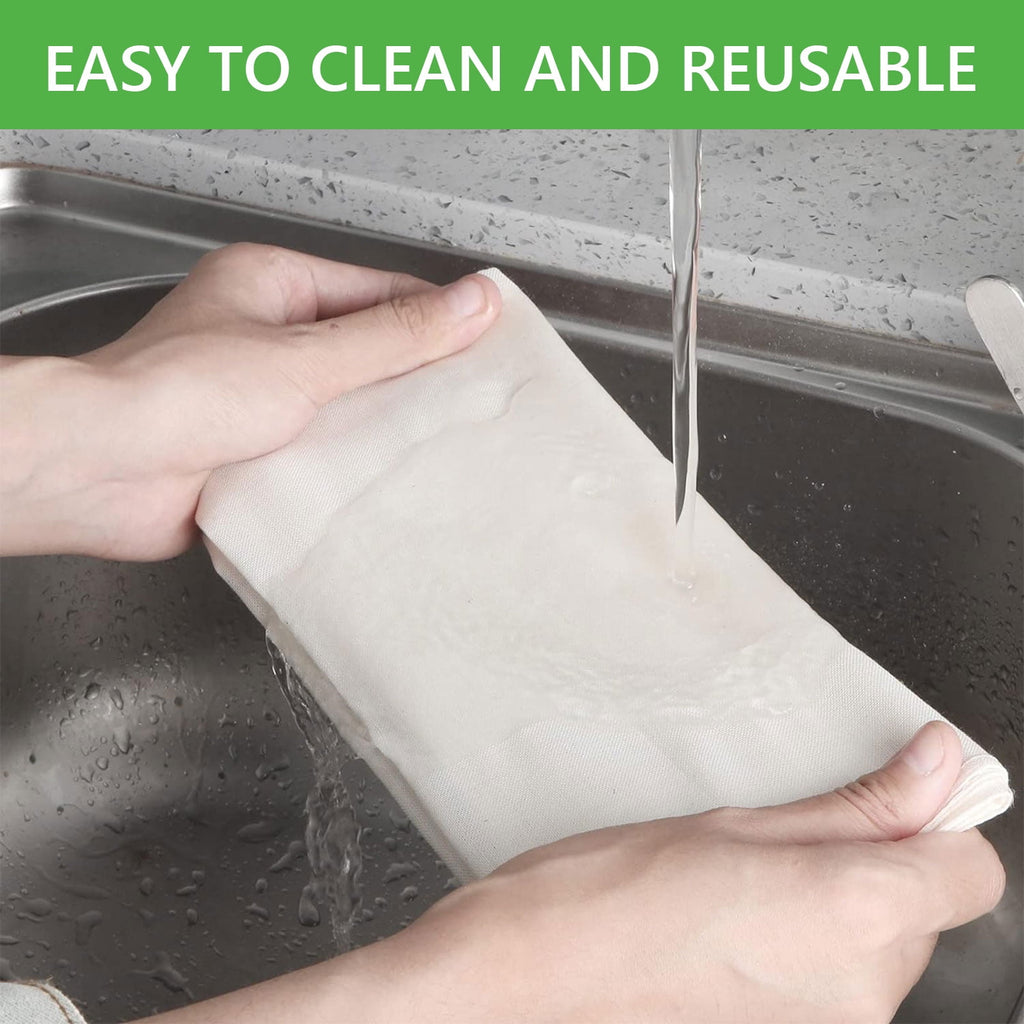 Tripumer 10 Pcs Cheese Making Cloth Reusable Cheesecloth 20x20 inch Ch
