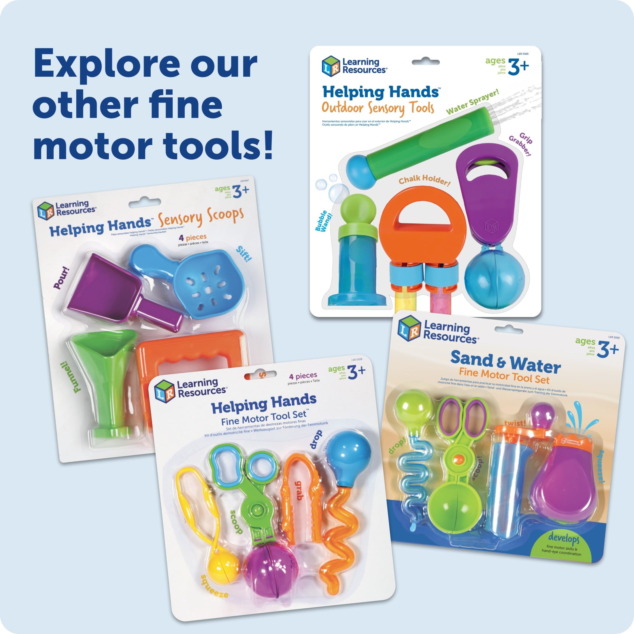 Helping Hands Outdoor Sensory Tools