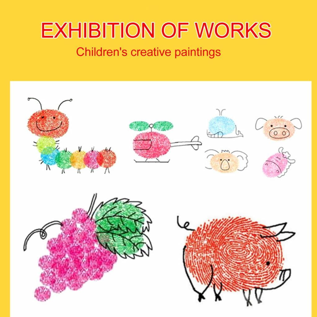 Kayannuo Toys Details Finger Funny Painting Kit Finger Drawing Toys Ki