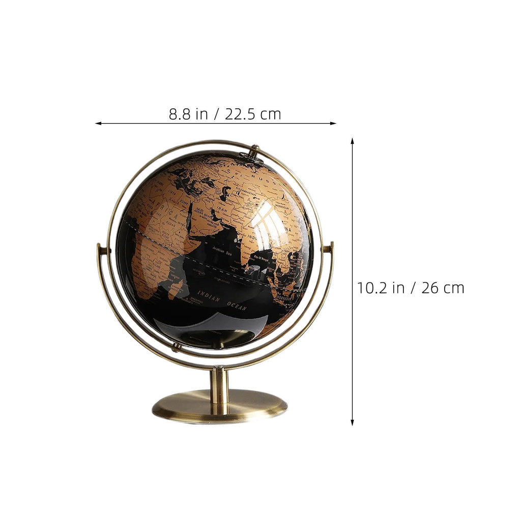 DEEPCRAFF Rotating Globe with Detailed Topographic Map, Educational De