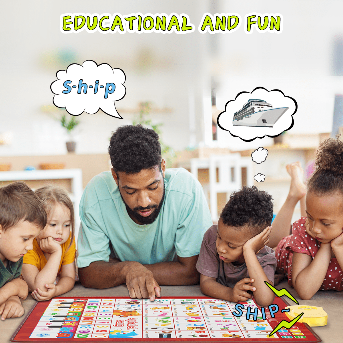 Bilingual Educational Talking ABC Poster – Interactive Learning Wall
