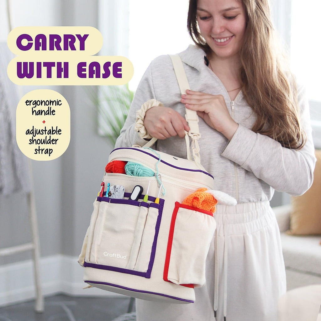Craftbud Crochet Kit For Beginners, Yarn For Crochet Set With Crochet