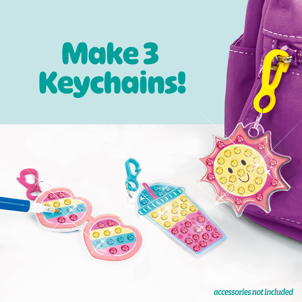 Hello Hobby Diamond Art Keychain Craft Kit, Kids Arts and Crafts