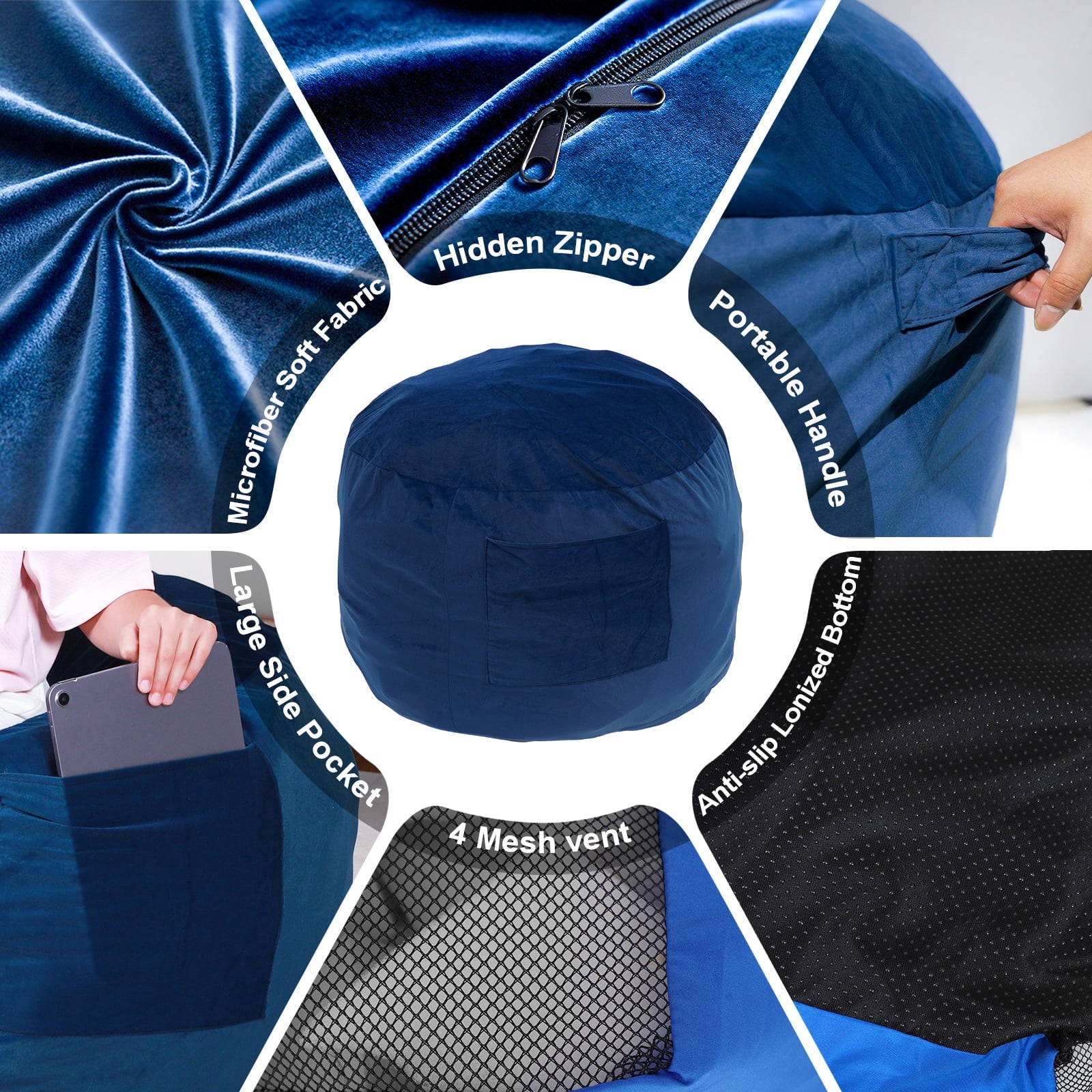 Bean Bag Chair and Sensory Crash Pad