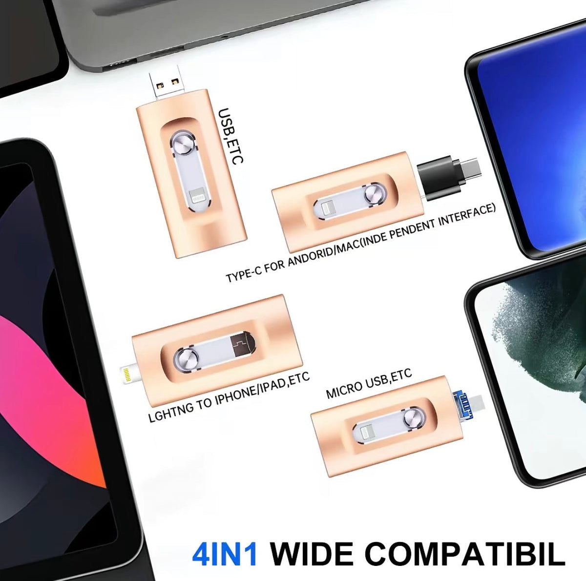 FlexiDrive 4-in-1 Flash Drive