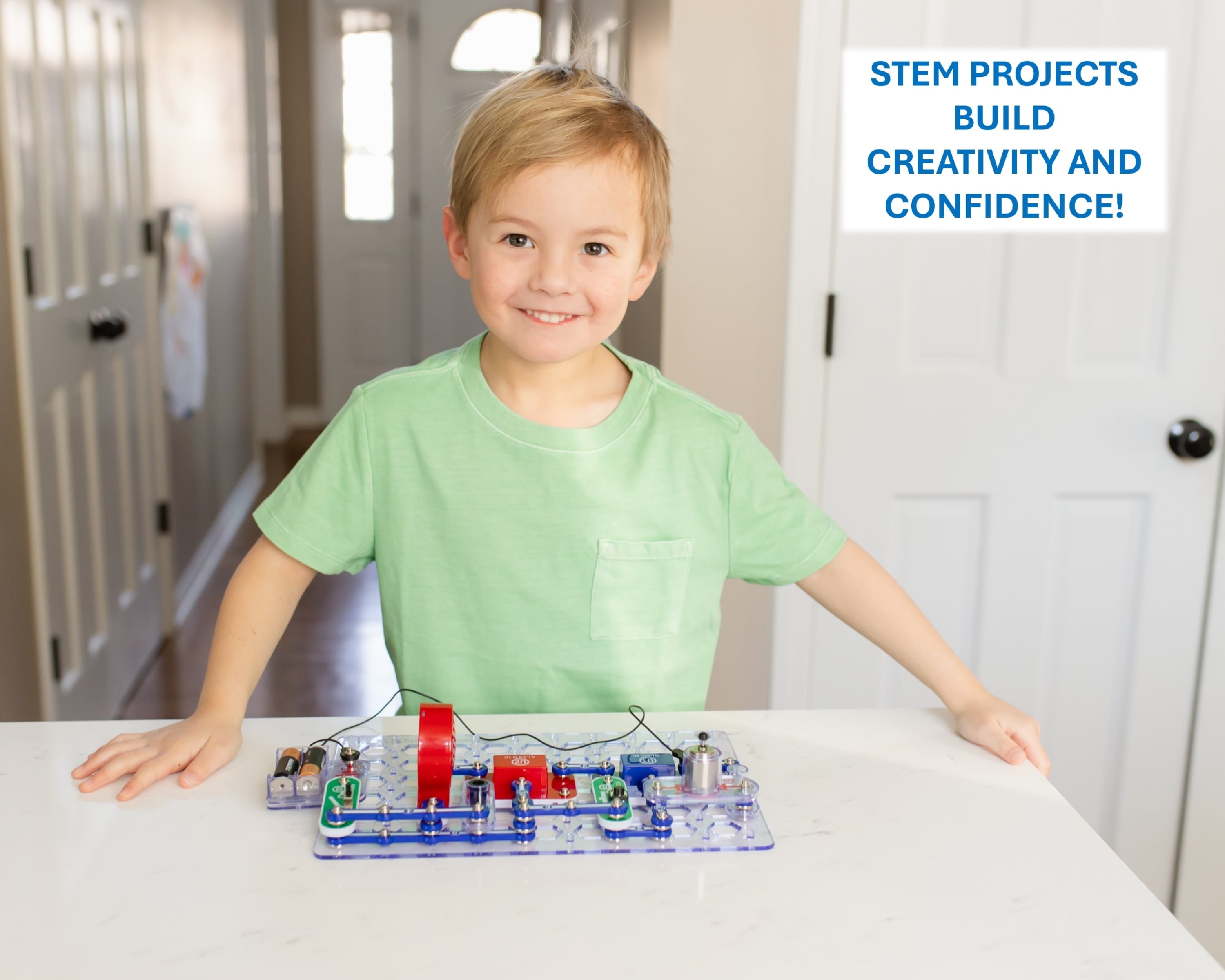 Snap Circuits Jr. SC100, Electronics Explorer Kit, 100+ Projects, Stem