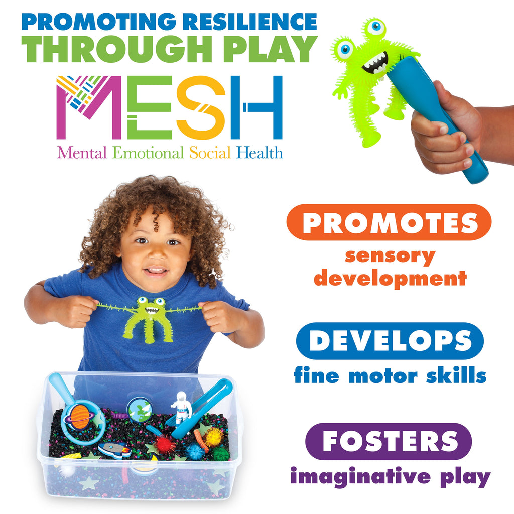 Sensory Bin - Outer Space Toys