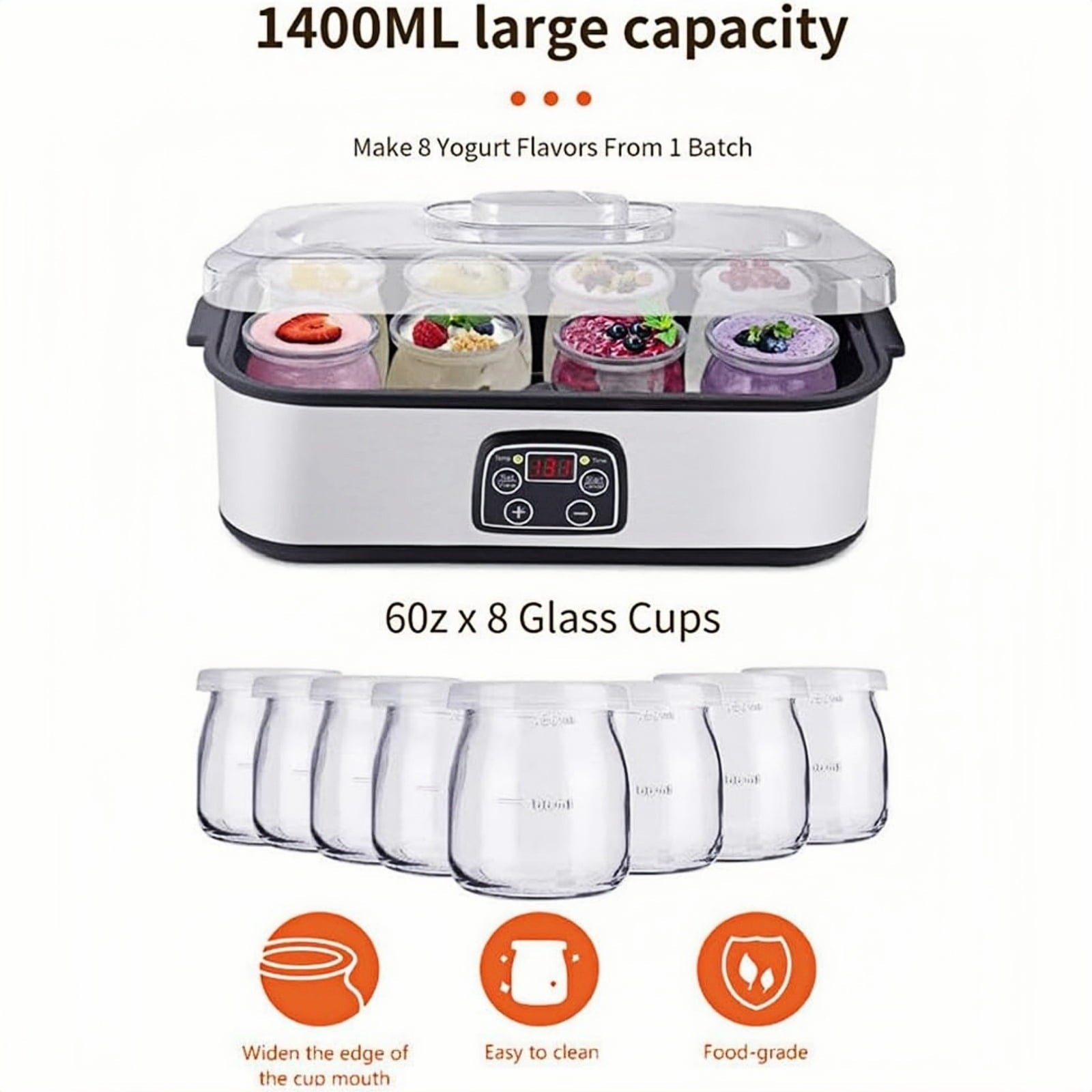 Probiotic Yogurt Motor Yogurt Maker 36 Hour Yogurt Maker Probiotic Yog