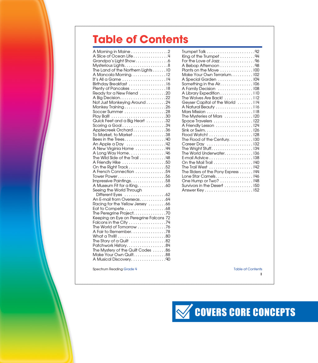 Spectrum Spectrum Reading Workbook, Grade 4: Volume 23, (Paperback)