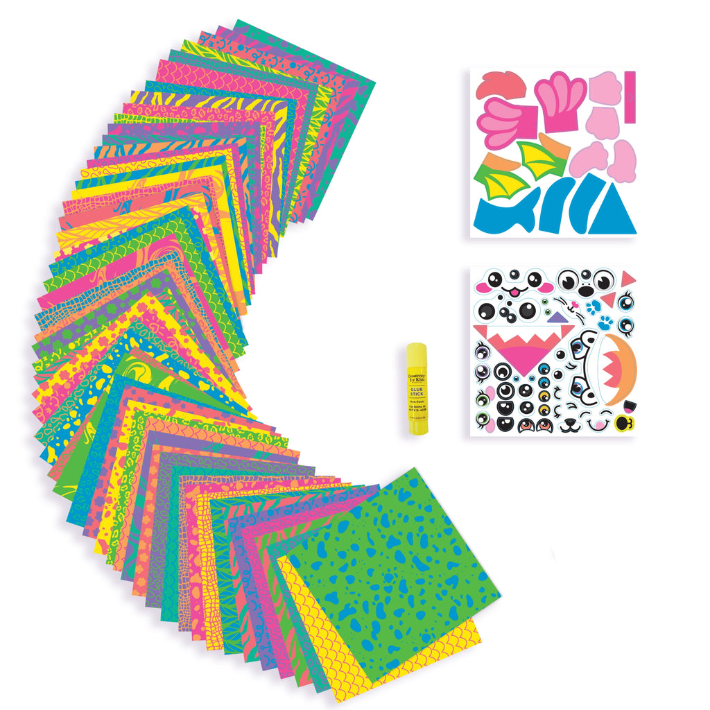 Creativity for Kids Origami Craft: DIY Origami Kit for Kids, 60 Bright