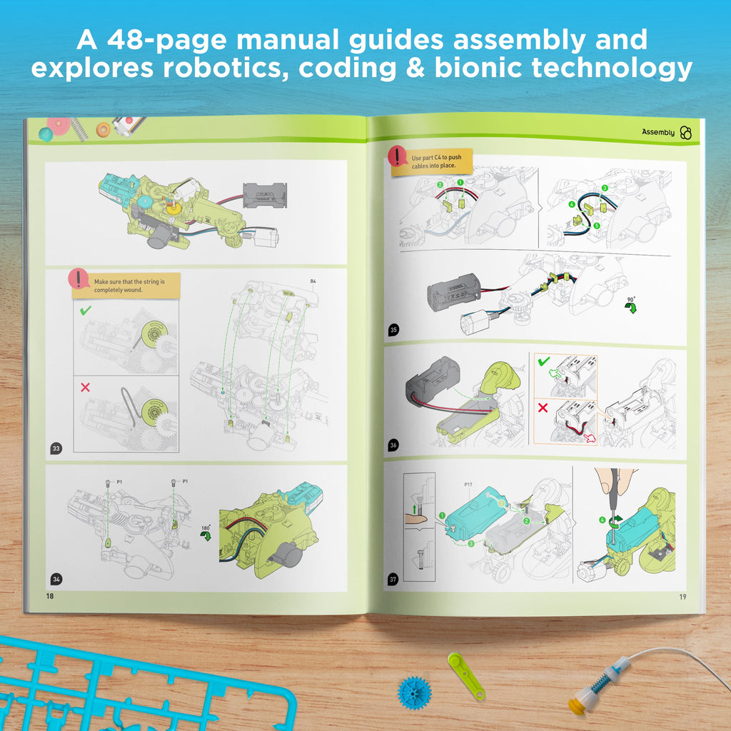 Thames & Kosmos, My Robotic Pet, Coding Chameleon STEM Kit, Science Se