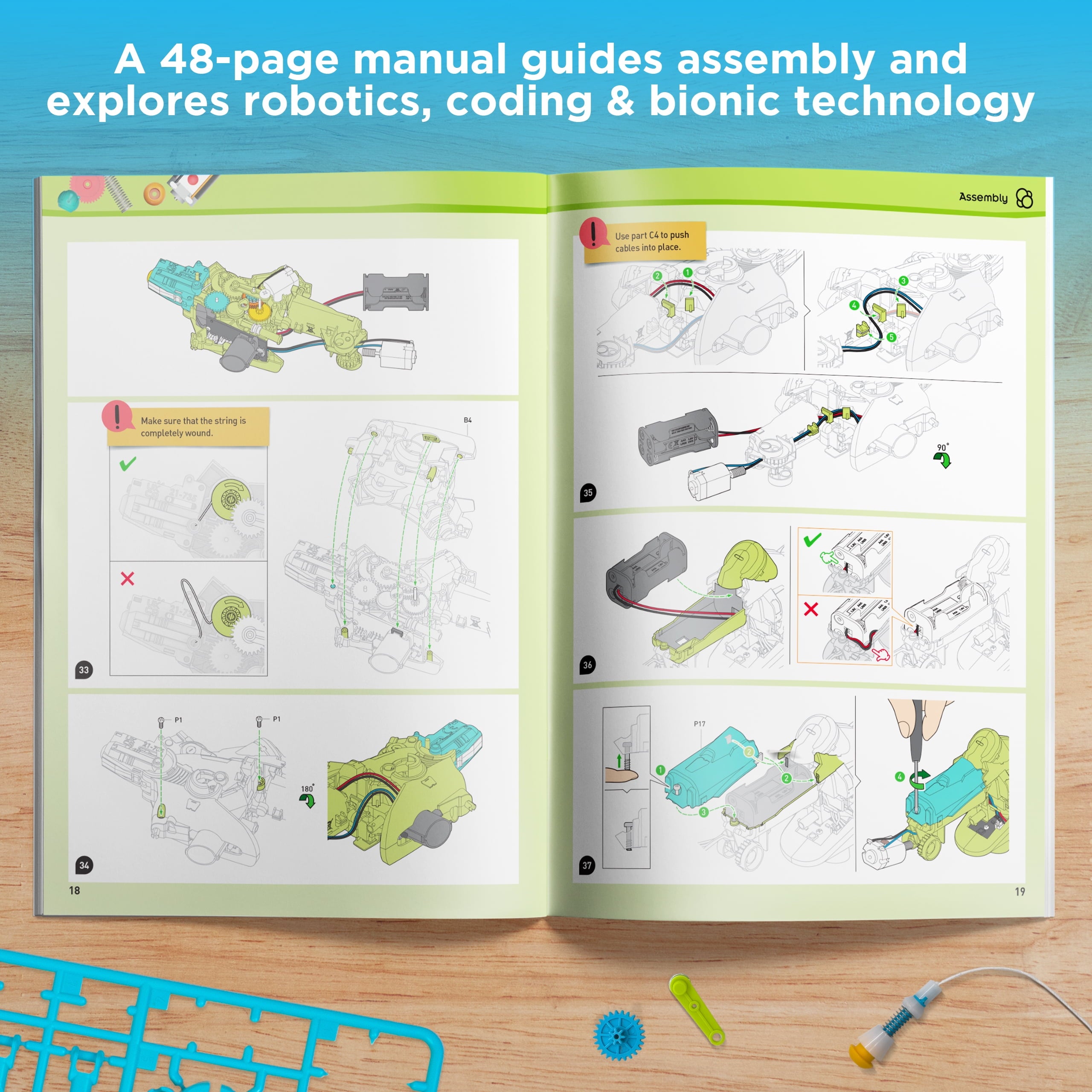 Thames & Kosmos, My Robotic Pet, Coding Chameleon STEM Kit, Science Se